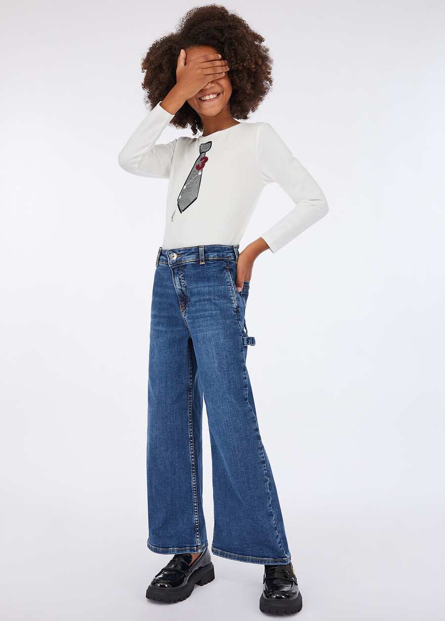 jeans svasati in cotone