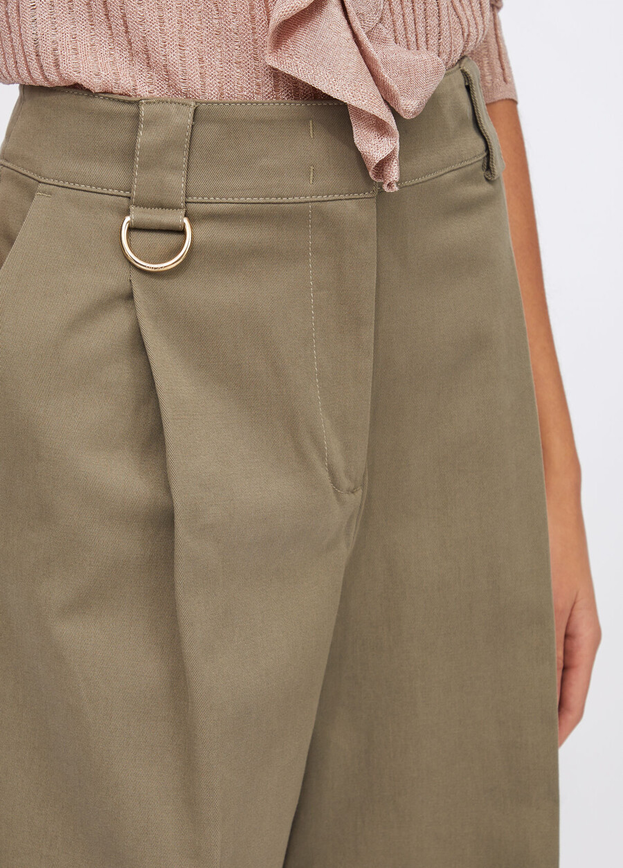 pantaloni cargo in cotone
