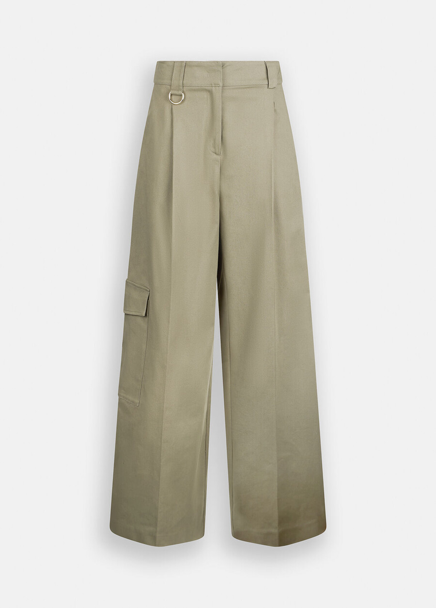 pantaloni cargo in cotone